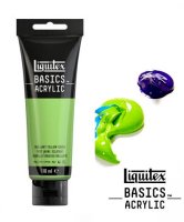 Акриловая краска Liquitex Basics, 118 мл, Желто-зеленый