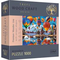 Деревянные фигурные пазлы Wood Craft Origin "Воздушные шары", 1000 эл. Trefl