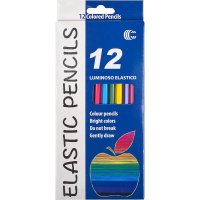Кольорові олівці Luminoso Elastic Pencils, 12 кол.