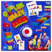 Развивающая настольная IQ игра "Color Crazy Cubes" укр.