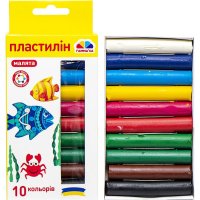 Пластилин "Малыши" Гамма, 10 цветов