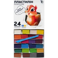 Пластилин детский "Малыши" Гамма, 24 цв.