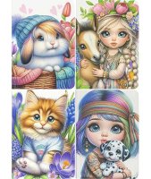 Скетчбук-блокнот Fresh, А6, кремовые листы, 64л