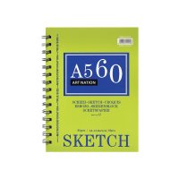 Альбом для эскизов А5, SKETCH, боковая спираль 90 г/м², 60л.