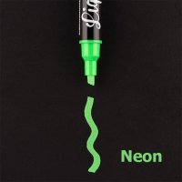 Меловый маркер Santi, Неоновый зеленый, 5мм Меловый маркер Santi, Неоновый зеленый, 5мм