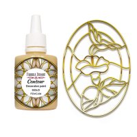 Контур для витражной росписи, Цвет Золото, 30мл Контур для витражной росписи, Цвет Золото, 30мл