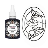 Контур для витражной росписи, Цвет Черный, 30мл Контур для витражной росписи, Цвет Черный, 30мл