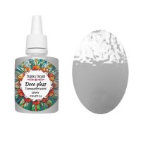 Краска витражная Deco Glass, Серый, 30мл