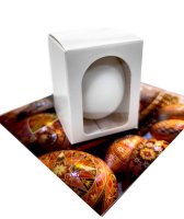 Яйце выдутка для писанки в коробочці