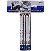 Набор графитных карандашей Marco Chroma Sketch Pro 2Н-6В, 6шт/уп Набор графитных карандашей Marco Chroma Sketch Pro 2Н-6В, 6шт/уп