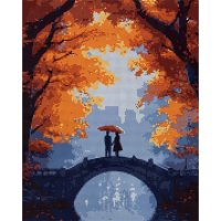 Алмазная мозаика "Осенняя романтика", 40*50см