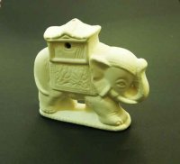 Керамическая фигурка "Индийский слон",10,5*10,5*3см