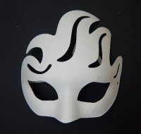 Карнавальная маска "Огонь", 17х19см
