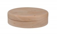 Скринька кругла "Коломия", дерев'яна, 18,3х18,3х5см