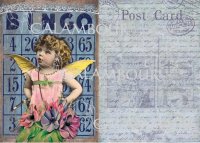 Рисова декупажна карта "Небесний Бінго", 35*50см