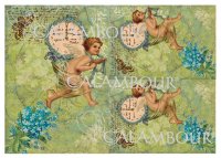 Рисова декупажна карта "Нагадування про весну", 35*50см