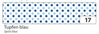 Клейкая лента на рисовой бумаге "Синие точки", 15мм*10м