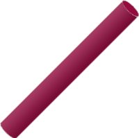 Полимерная глина Bebik, бордовая, 17г