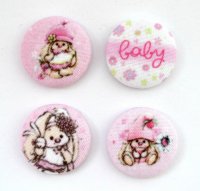 Тканевые фишки "Зайка Ми малыши baby", 4шт/уп