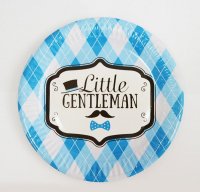 Бумажные тарелочки "Маленький джентельмен", 10шт/уп
