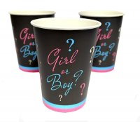 Бумажные стаканчики "Girl or Boy", 10 шт/уп