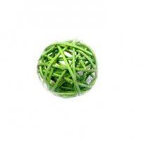 Кулька з ротанга зелений, 3см