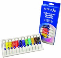 Набор акварельные краски Reeves Water colour Set, 12 цветов, 10 мл