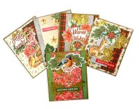Набор для создания 5 открыток своими руками "Our warm Christmas"