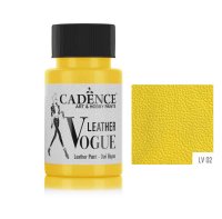 Краска для кожи Cadence Vogue Leather Paint, 50 мл, Желтый