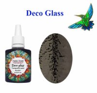 Краска витражная Deco Glass, Черный, 30мл