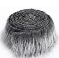 Мех искусственный серый