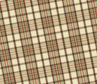 Упаковочная бумага "Клетка шотландка коричнева", 70*100см