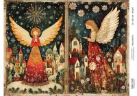 Декупажная салфетка "Рождественское чудо", 21*30см