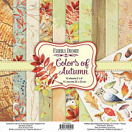 Набор бумаги для скрапбукинга "Colors of Autumn", 20*20см, 10л