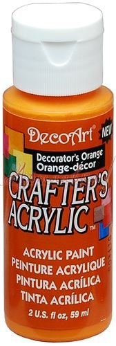 Краска акриловая Crafters, Темно-оранжевый, 60мл