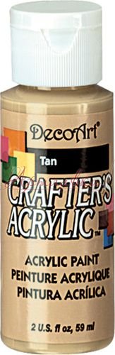 Краска акриловая Crafters, Светло-коричневый, 60мл