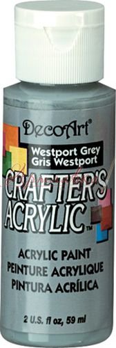 Краска акриловая Crafters, Мокрый асфальт, 60мл