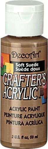 Краска акриловая Crafters, Мягкий коричневый, 60мл