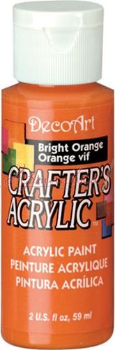 Краска акриловая Crafters, Ярко-оранжевый, 60мл