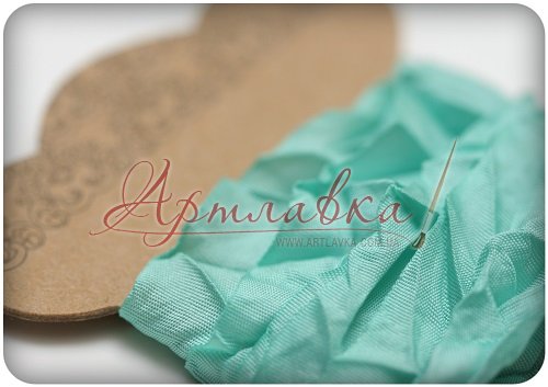Шебби-ленточка  Морская волна, 1смх1м