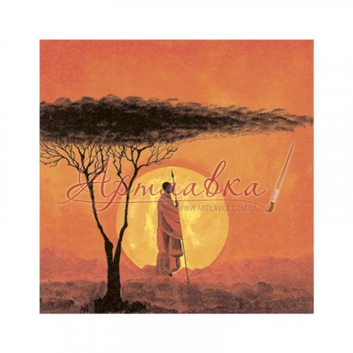Декупажна серветка African Sunset, 33*33см