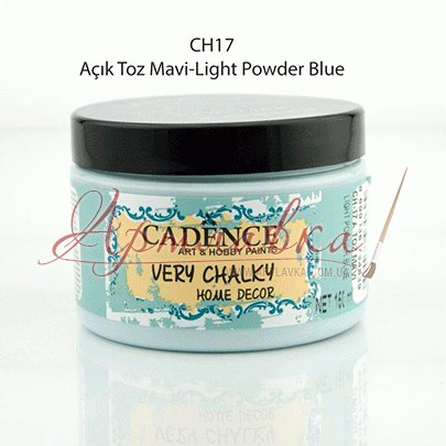 Акриловая винтажная краска Very Chalky Home Decor, пудровая голубая, 150 мл