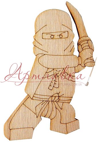 Фігурка дерев'яна Ніндзяго-1, 10*4,5см
