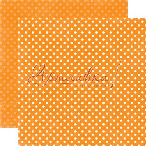 Папір для скрапбукінгу двостороння Mango Small Dots, 30*30 см