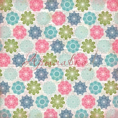 Папір для скрапбукінгу двостороння Darling Doilies, 30*30 см