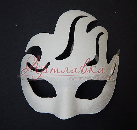 Карнавальная маска Огонь, 17х19см