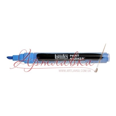 Маркер акриловый Liquitex №470 Cerulean Blue Hue, 2мм, Церулеум