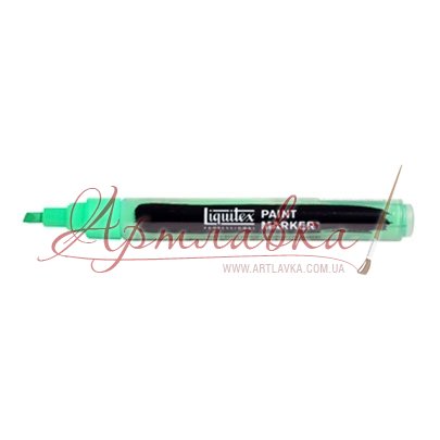 Маркер акриловый Liquitex №985 Fluorescent Green, 2мм, Флуоресцентный зеленый
