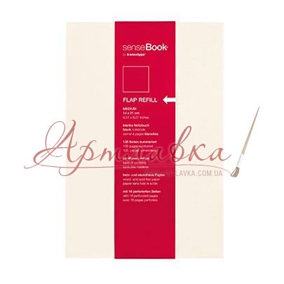 Сменный блок для блокнота, Transotype Sense Book, 14х21см.