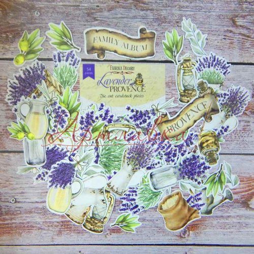 Набор высечек для скрапбукинга Lavender Provence